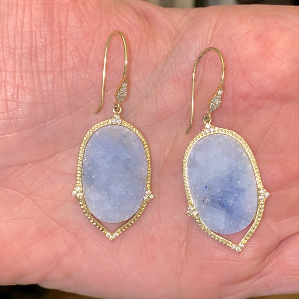 Never worn Stella & Dot Gemstone Earrings